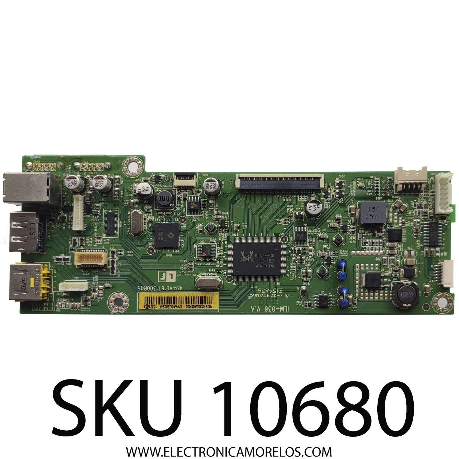 MAIN PARA MONITOR LENOVO / NUMERO DE PARTE 790ER1300A00R00 / 494A016T1300R05 / ILM-036 V.A / PANEL LM230WF5(TL)(F1) / MODELO 10DQD	